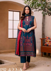 Khass by Peridot Embroidered Lawn Suits Unstitched 3 Piece - PR25EE PR-422A